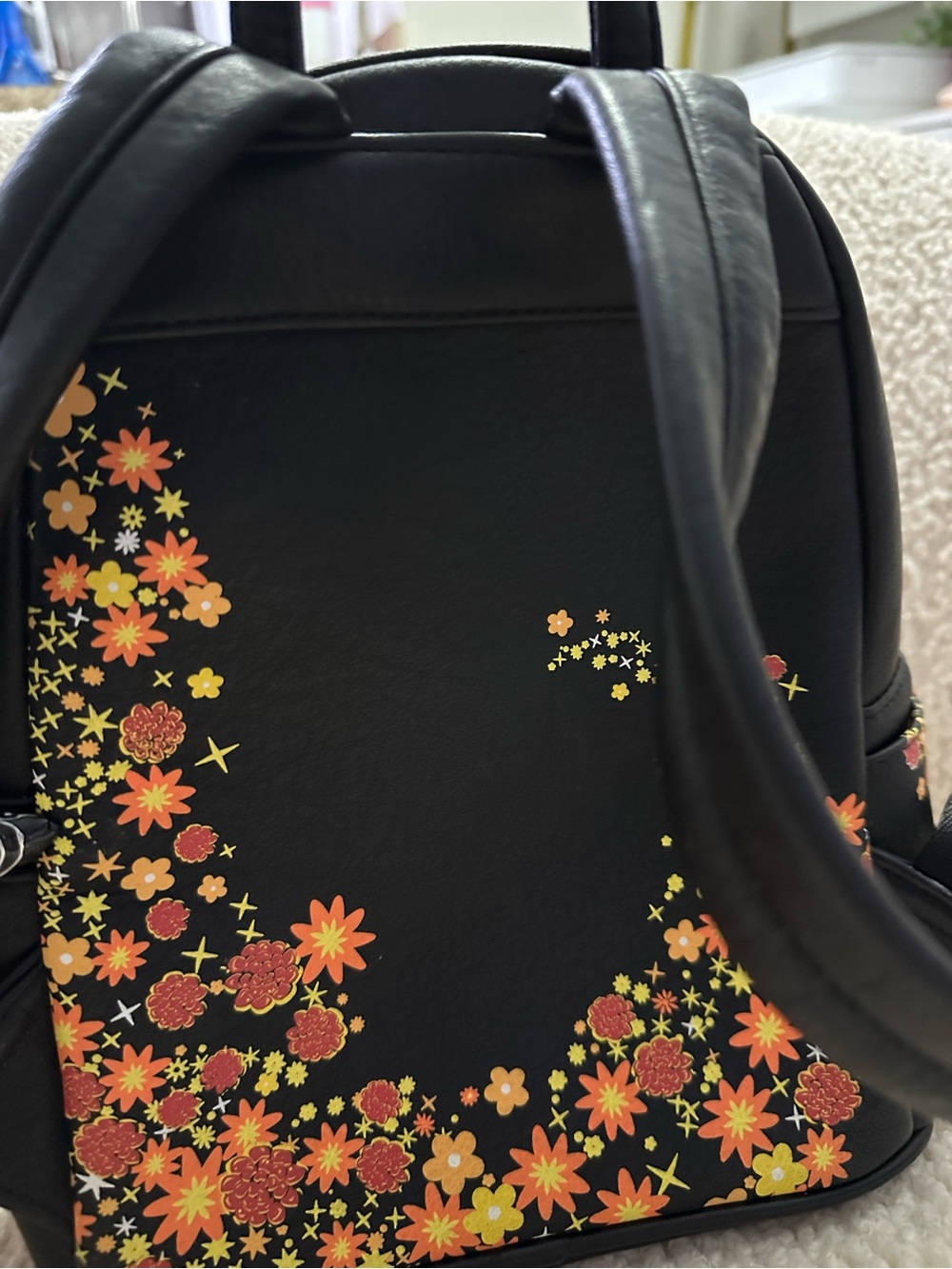 Pixar x Loungefly 'Remember Me' Floral Mini Backpack - Black - Picture 3 of 16